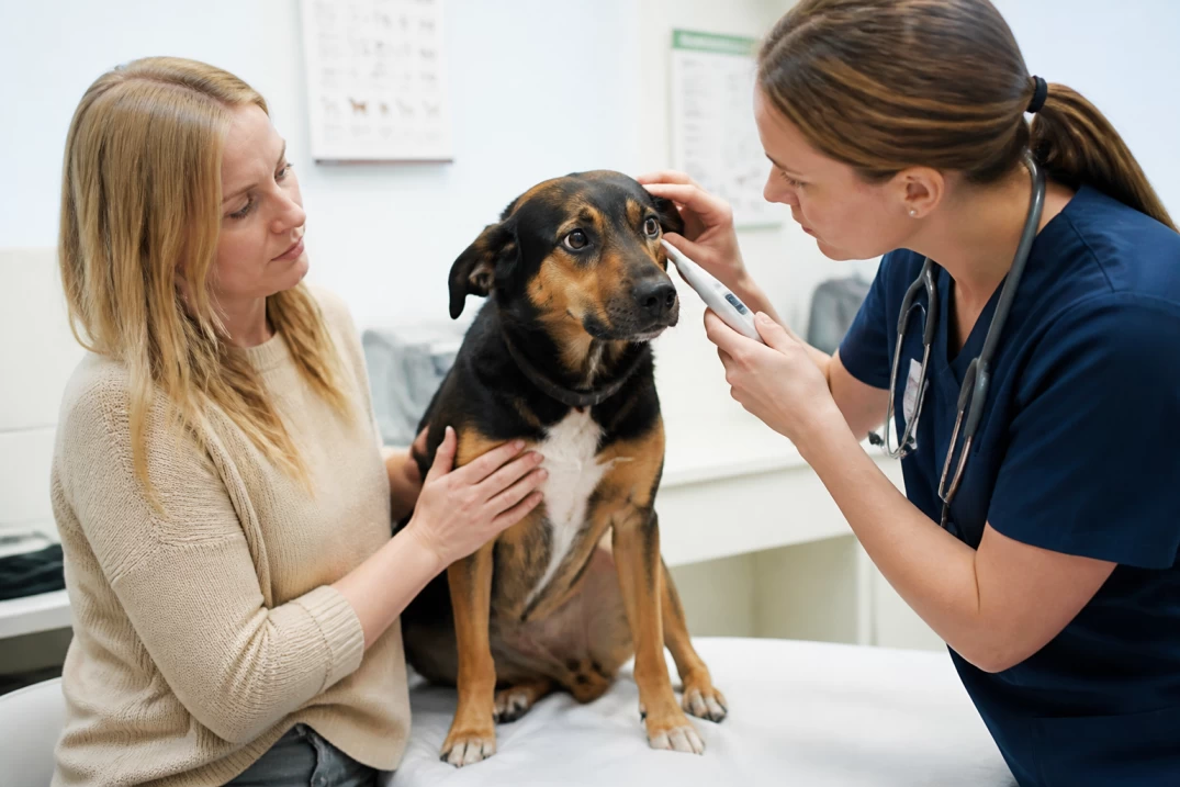 Signalai, rodantys, kad jūsų šuniui reikia veterinaro apžiūros